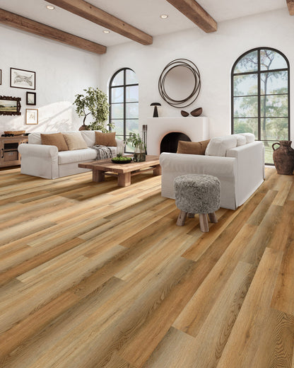 SAMPLE Titan Retro Plank Golden Oak 5" - Direct Flooring
