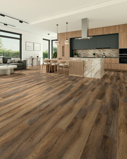 SAMPLE Titan Retro Plank Provincial Oak 5" - Direct Flooring